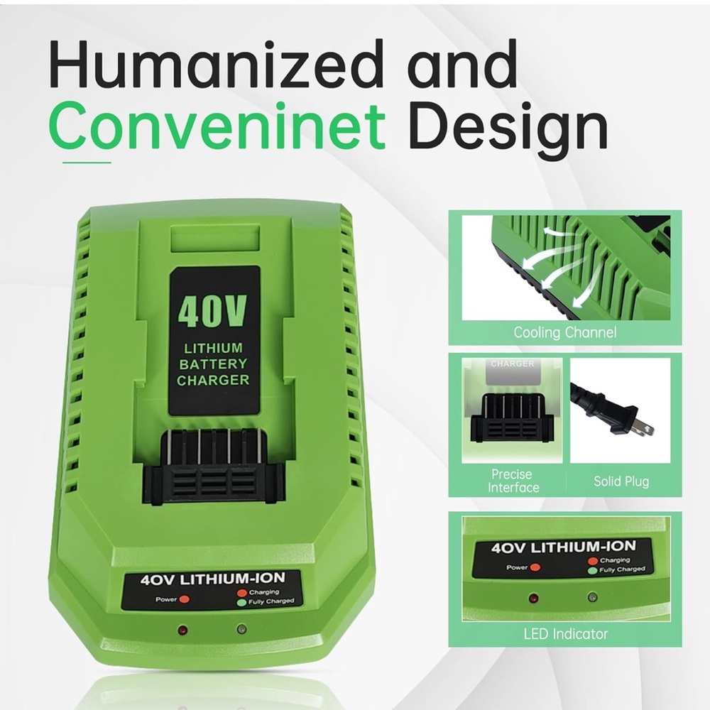 Green Lithium-Ion Battery Charger - Picture 9 of 11